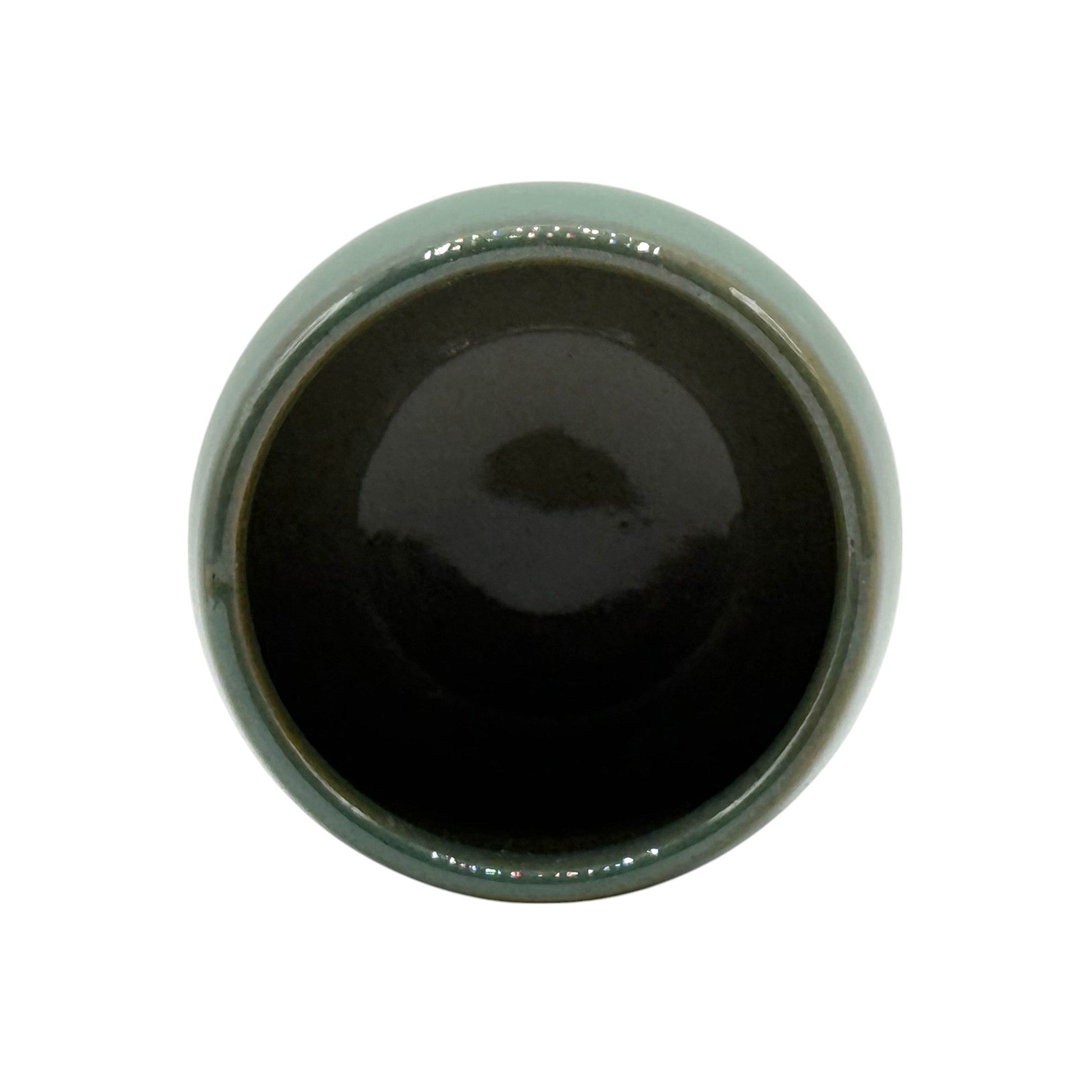 Inoue Tea Hisuitaru Green Mino-yaki Yunomi - Japanese Teacup
