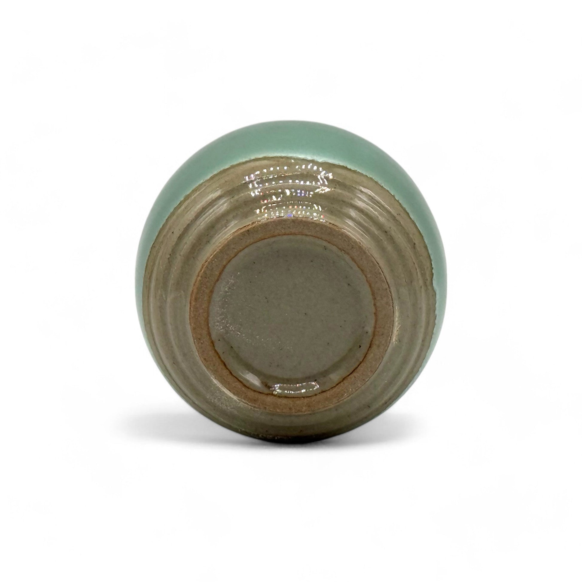 Inoue Tea Hisuitaru Green Mino-yaki Yunomi - Japanese Teacup