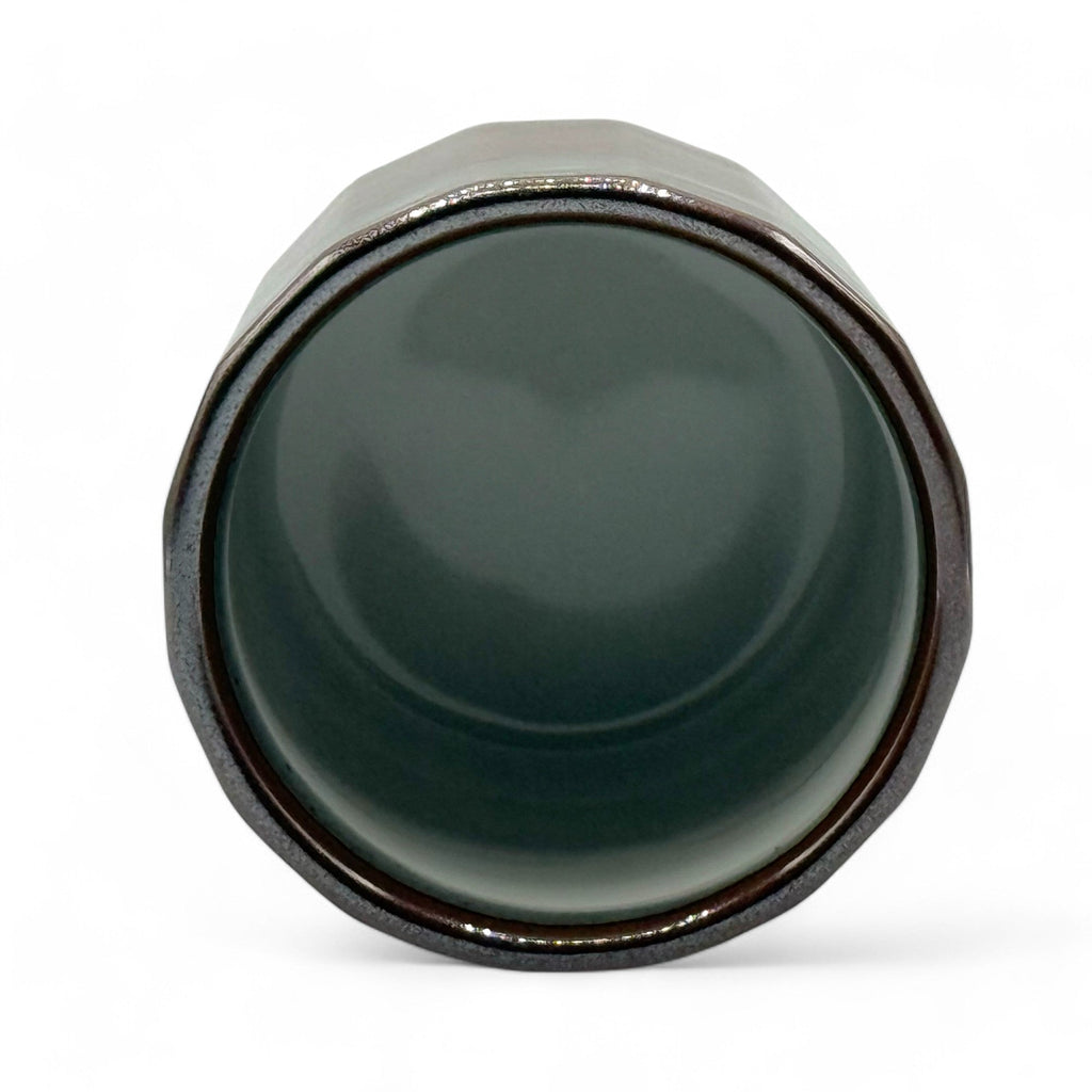 Inoue Ansekishoku Red Mino-yaki Yunomi - Japanese Teacup