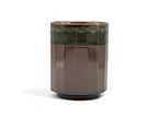 Inoue Ansekishoku Red Mino-yaki Yunomi - Japanese Teacup