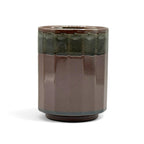 Inoue Ansekishoku Red Mino-yaki Yunomi - Japanese Teacup