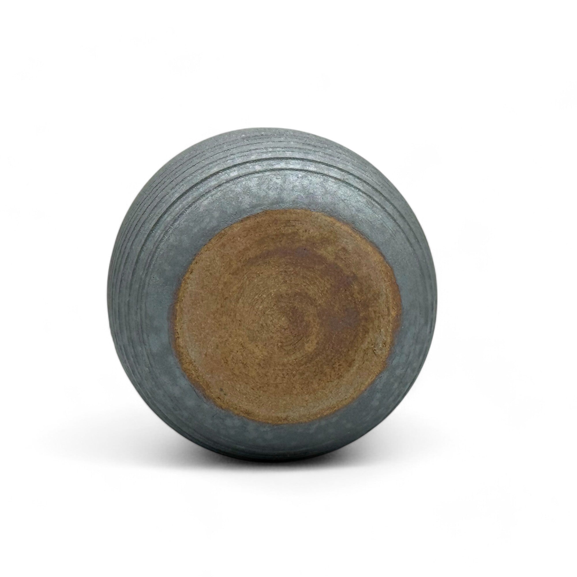 Inoue Kumo Sendan Gray Mino-yaki Yunomi - Japanese Teacup