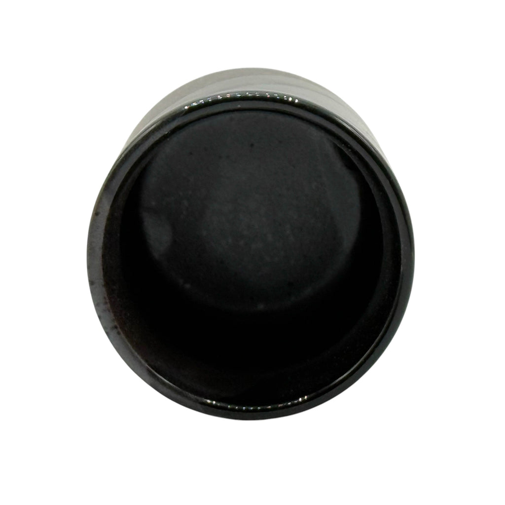 Inoue Kokuyu Black Mino-yaki Yunomi - Japanese Teacup