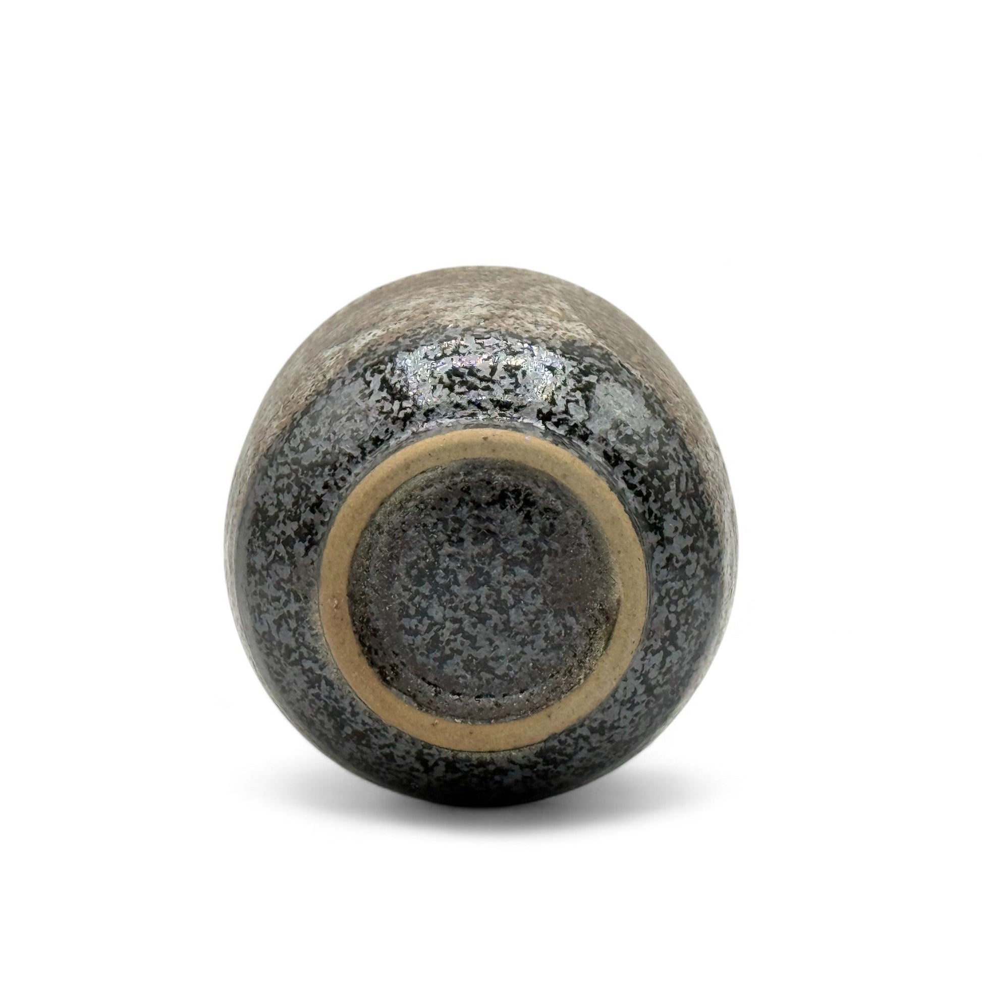 Inoue Tea Nami Brown Mino-yaki Yunomi - Japanese Teacup
