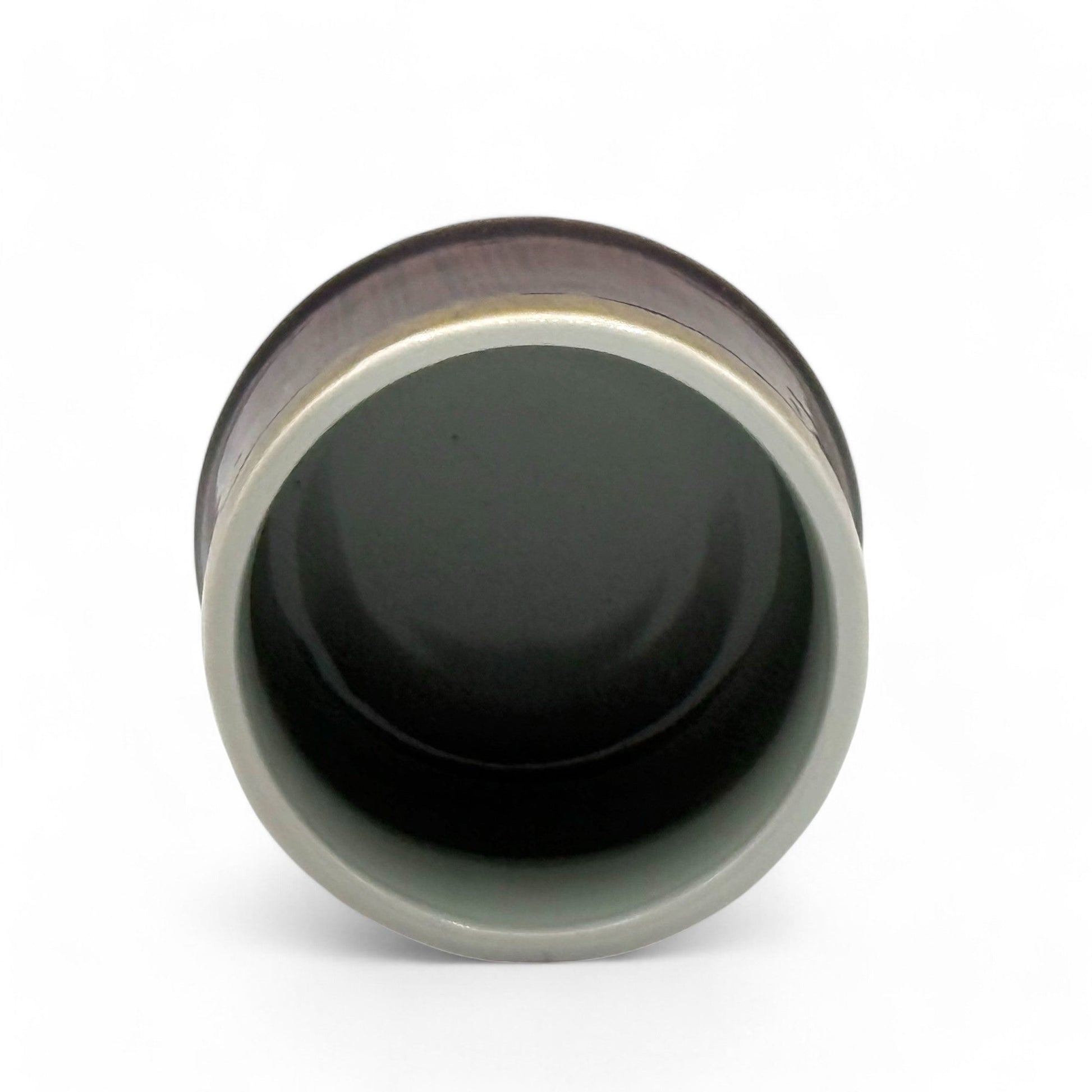 Inoue Tea Tenmoku Brown Mino-yaki Yunomi - Japanese Teacup