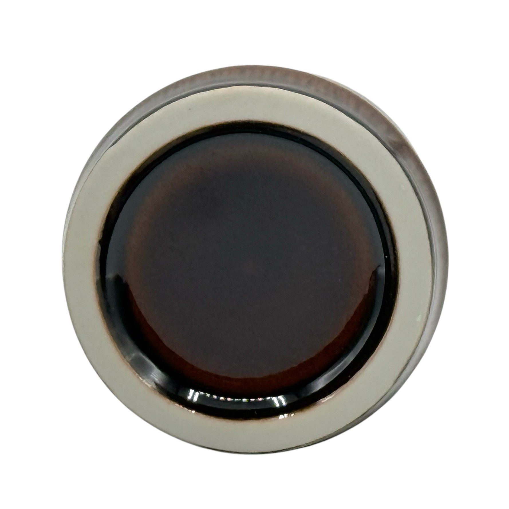 Inoue Tea Tenmoku Brown Mino-yaki Yunomi - Japanese Teacup