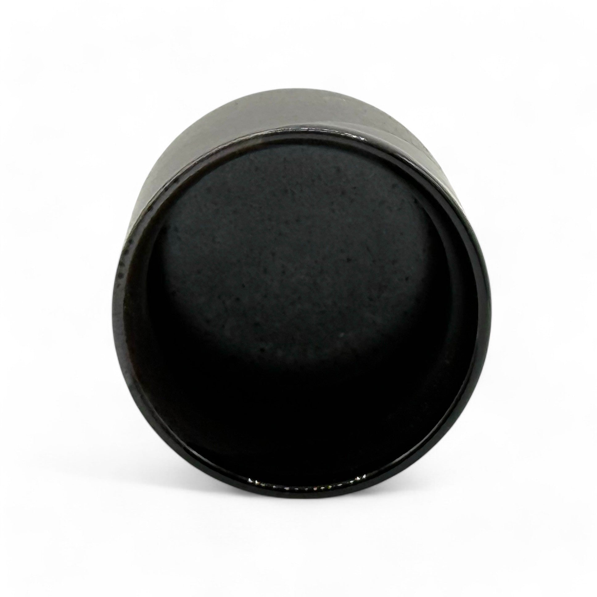 Inoue Tea Kimura Black Shigaraki-yaki Yunomi - Japanese Teacup, a handcrafted ceramic teacup with a traditional design.