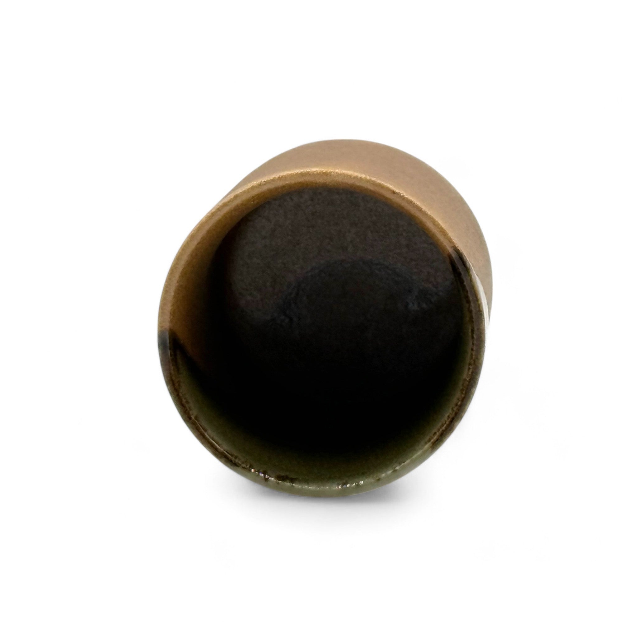 Inoue Kaze Brown Shigaraki-yaki Yunomi - Japanese Teacup