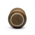 Inoue Kaze Brown Shigaraki-yaki Yunomi - Japanese Teacup