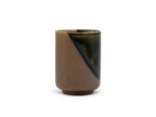 Inoue Kaze Brown Shigaraki-yaki Yunomi - Japanese Teacup