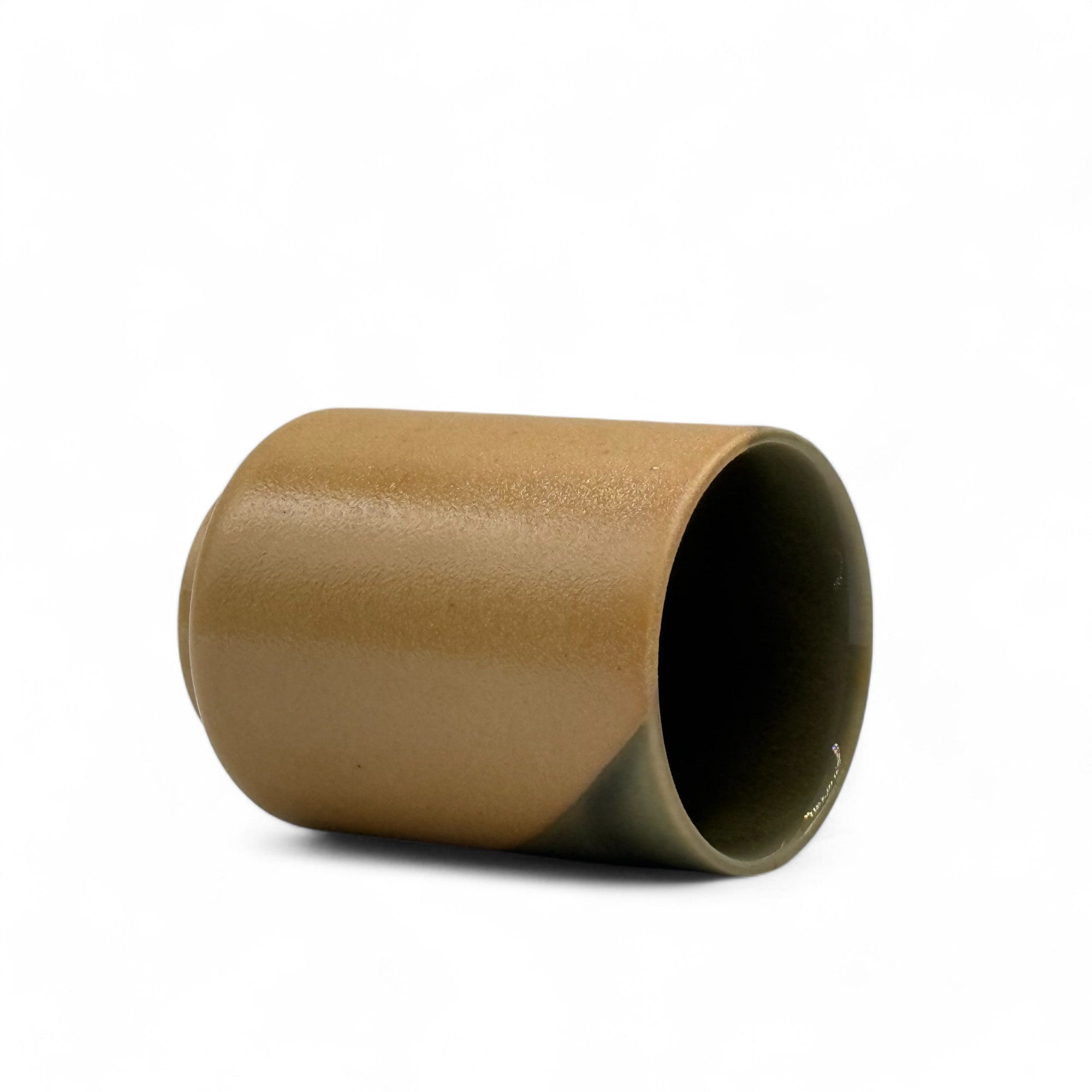 Inoue Tea Iga Yellow Shigaraki-yaki Yunomi - Thumbnail 5