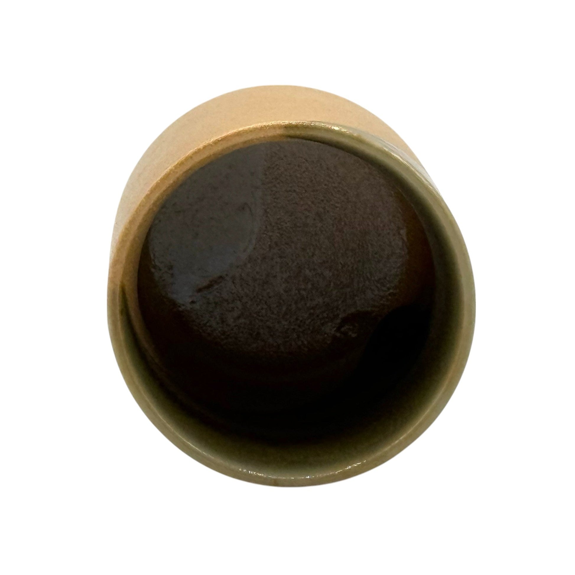 Inoue Tea Iga Yellow Shigaraki-yaki Yunomi - Japanese Teacup