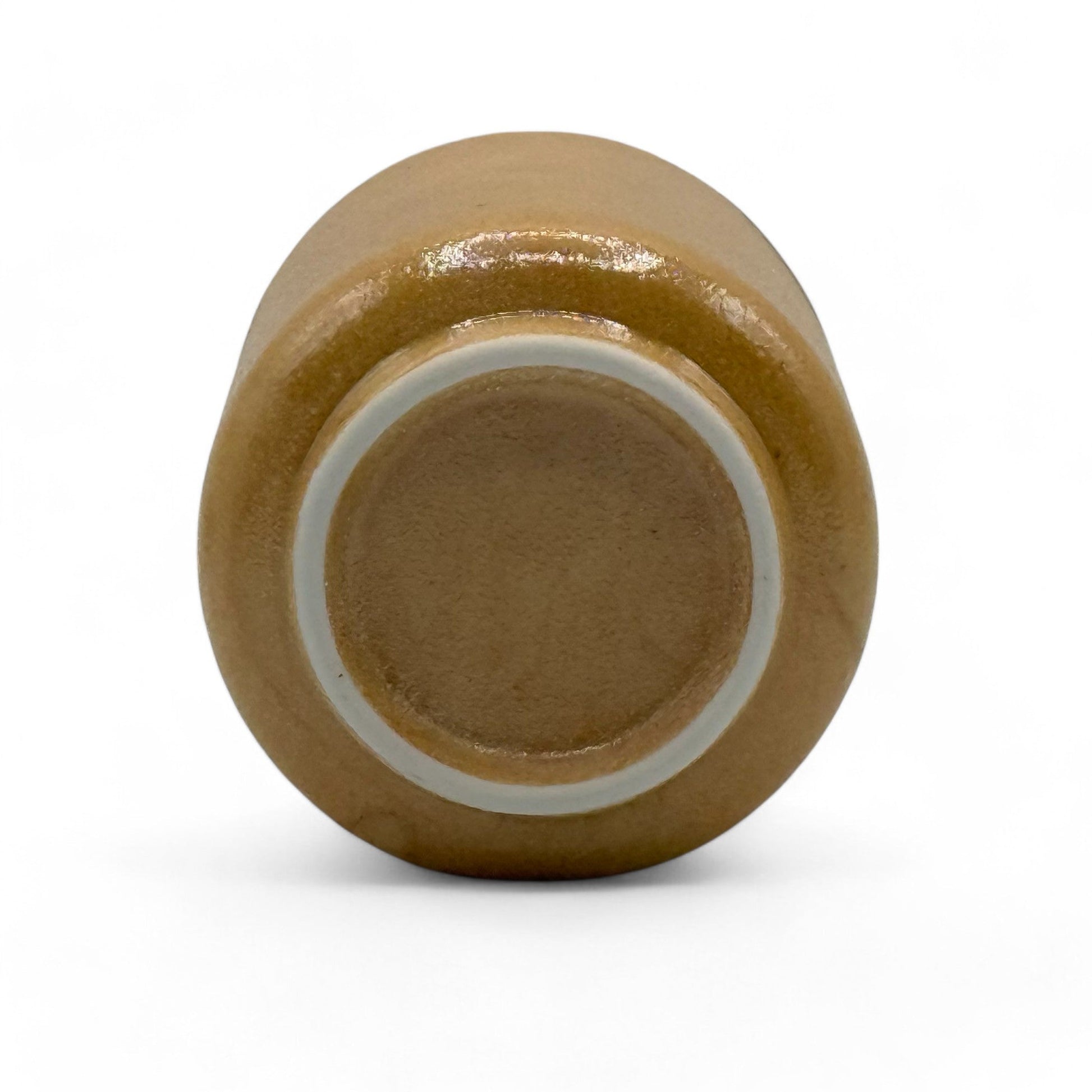 Inoue Tea Iga Yellow Shigaraki-yaki Yunomi - Japanese Teacup