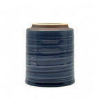 Inoue Seisai Hake Blue Mino-yaki Yunomi - Japanese Teacup