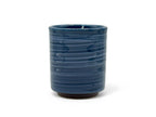 Inoue Seisai Hake Blue Mino-yaki Yunomi - Japanese Teacup