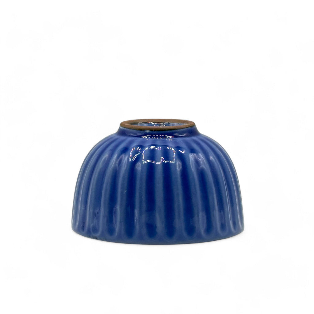 Inoue Hitugana Ocean Blue Mino-yaki Yunomi - Japanese Sencha Teacup