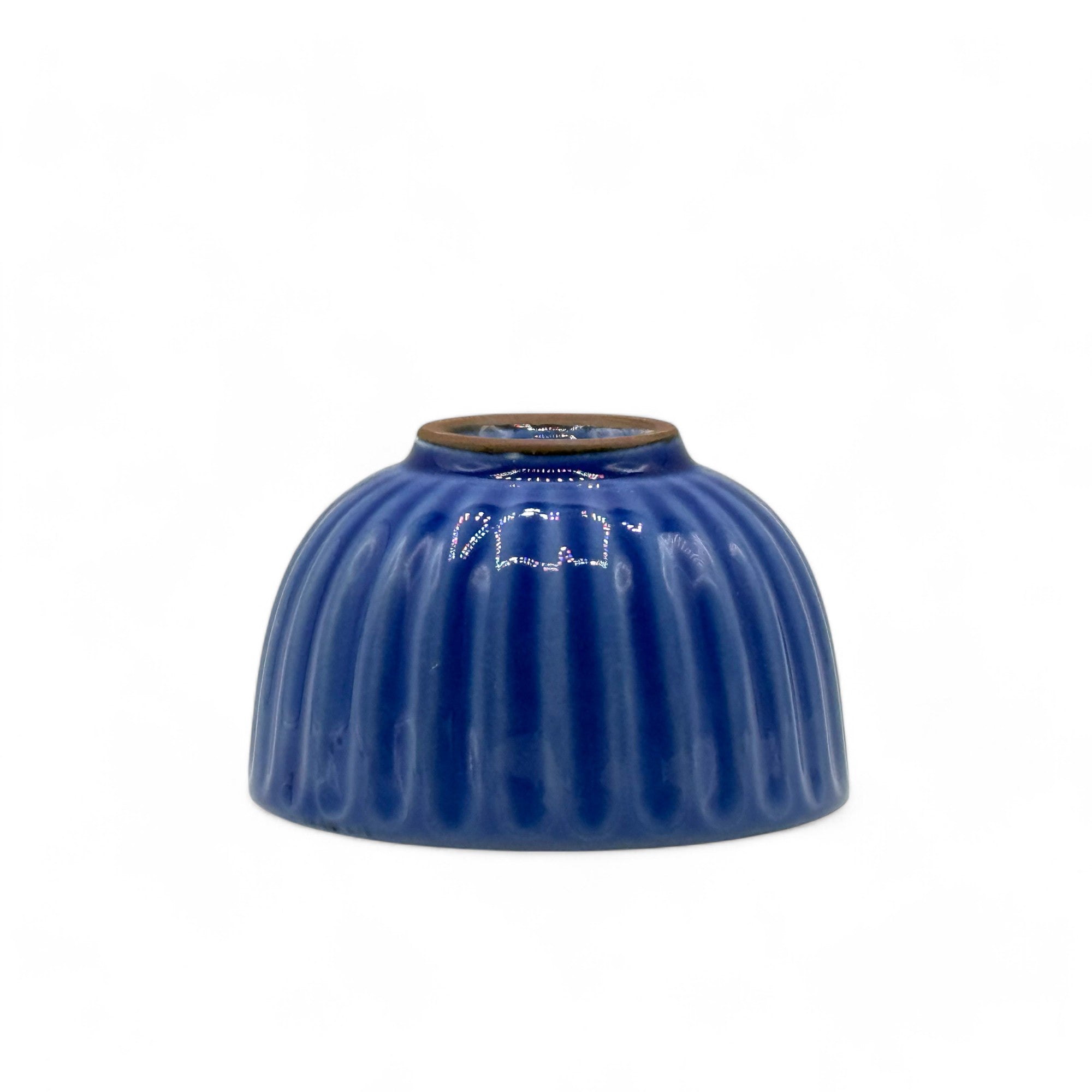 Inoue Hitugana Ocean Blue Mino-yaki Yunomi - Japanese Sencha Teacup