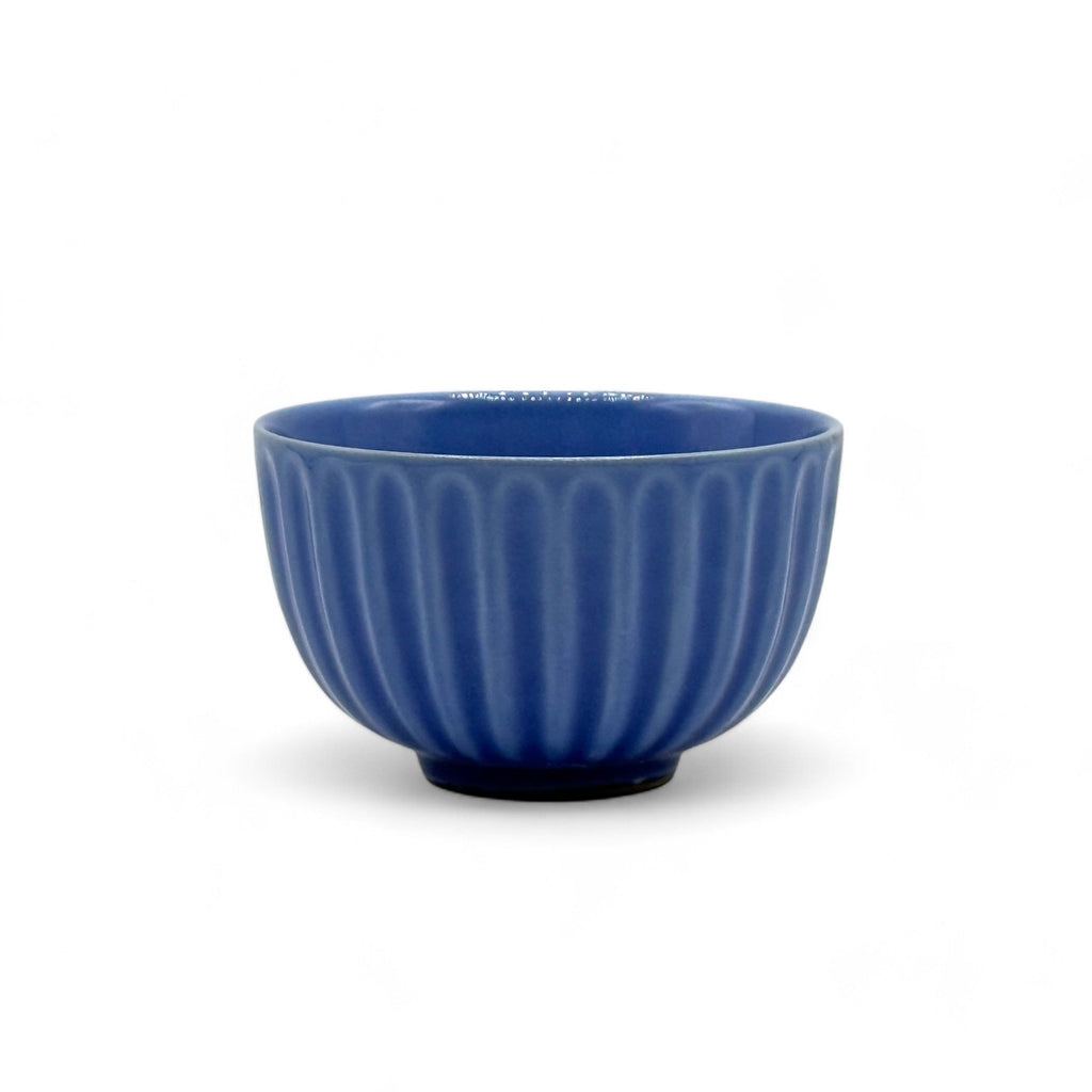 Inoue Hitugana Ocean Blue Mino-yaki Yunomi - Japanese Sencha Teacup