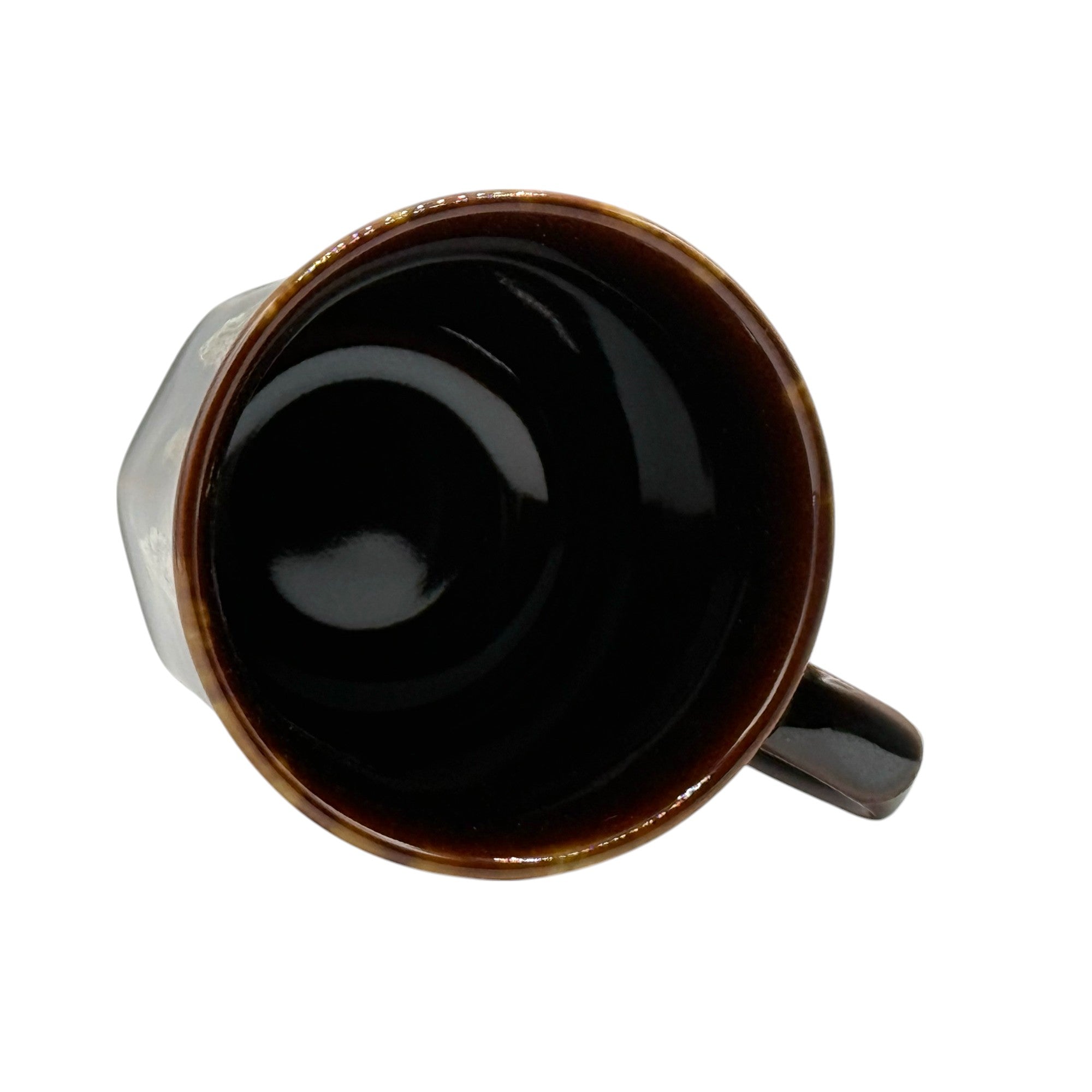 Inoue Chairo Uwagusuri Brown Mino-yaki Mug - Japanese Tea Mug