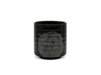 Inoue Tenmoku Naruto Black Mino-yaki Yunomi - Japanese Teacup