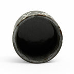 Inoue Iguchi Shirakaba Stripe Gray Mino-yaki Yunomi - Japanese Teacup
