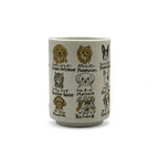 Inoue Inu Dog White Yunomi - Japanese Teacup