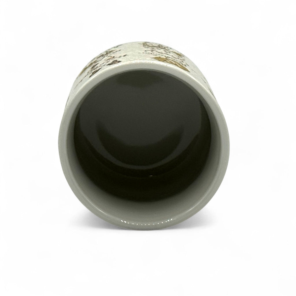 Inoue Inu Dog White Yunomi - Japanese Teacup