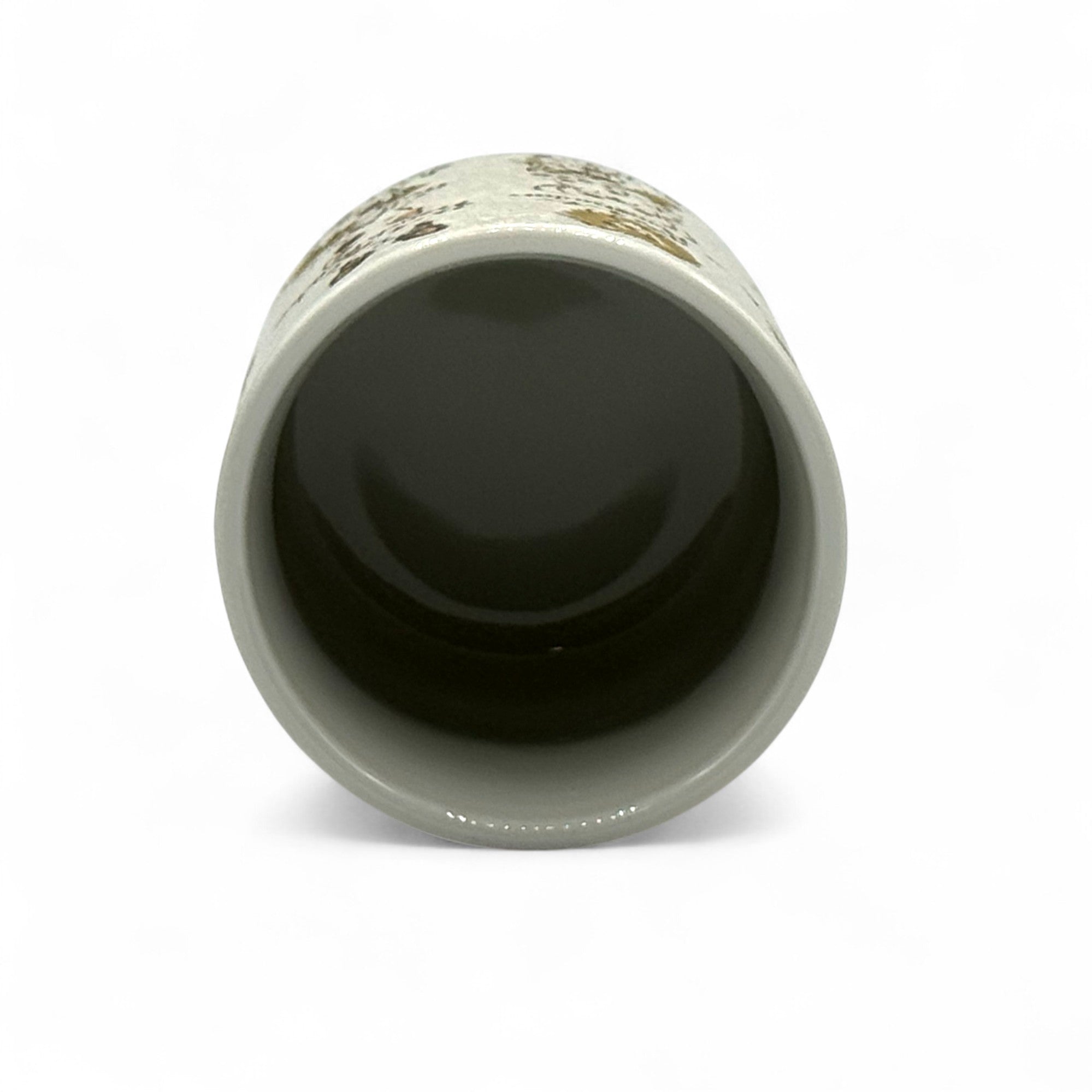 Inoue Inu Dog White Yunomi - Japanese Teacup
