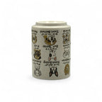 Inoue Inu Dog White Yunomi - Japanese Teacup