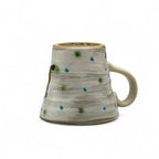 Inoue Fukufukuro Owl Gray Mino-yaki Mug - Japanese Tea Mug