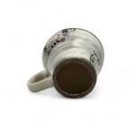 Inoue Camellia Neko Cat Gray Mino-yaki Mug - Japanese Tea Mug