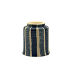 Inoue Aojukusa Blue Mino-yaki Yunomi - Japanese Teacup