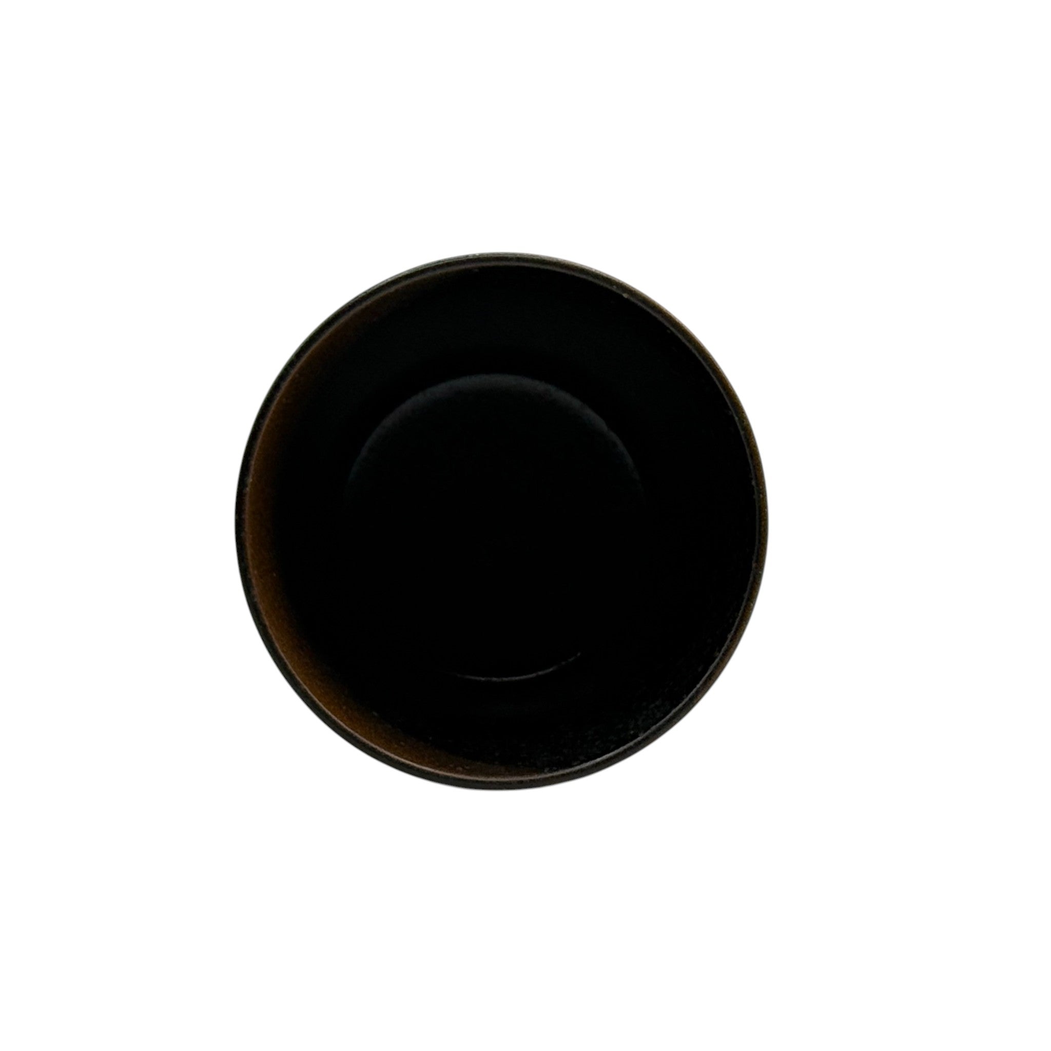 Inoue Kuro Ryu Fuki Black Mino-yaki Yunomi - Japanese Teacup