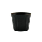Inoue Kuro Ryu Fuki Black Mino-yaki Yunomi - Japanese Teacup