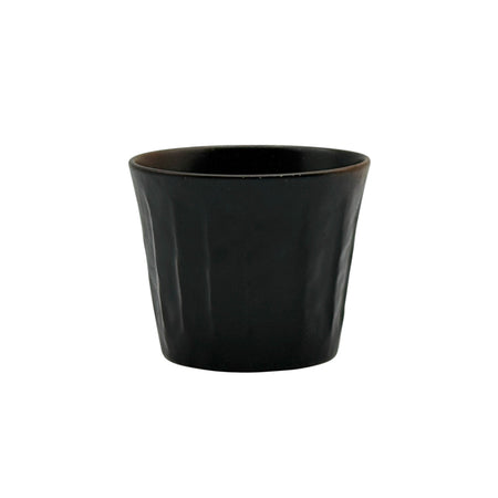 Inoue Kuro Ryu Fuki Black Mino-yaki Yunomi - Japanese Teacup