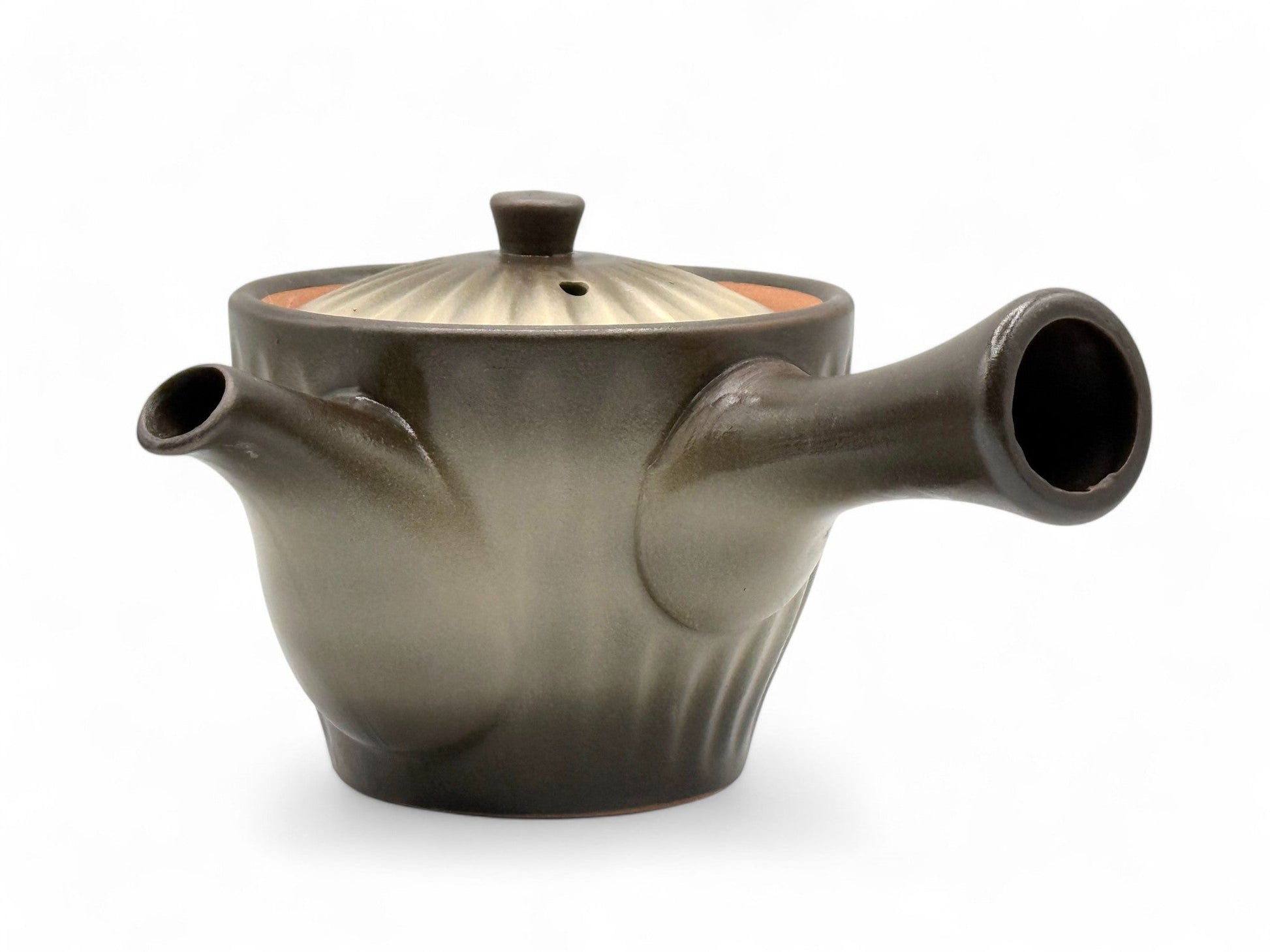 Inoue Tea Kinsai Ibushi Brown Tokoname-yaki Kyusu - Japanese Teapot