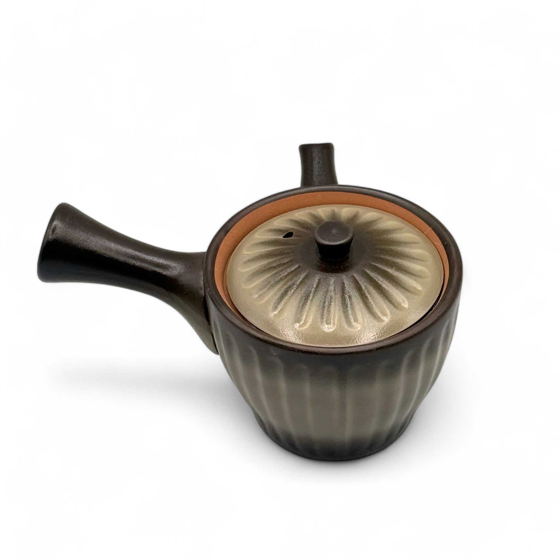 Inoue Tea Kinsai Ibushi Brown Tokoname-yaki Kyusu - Japanese Teapot