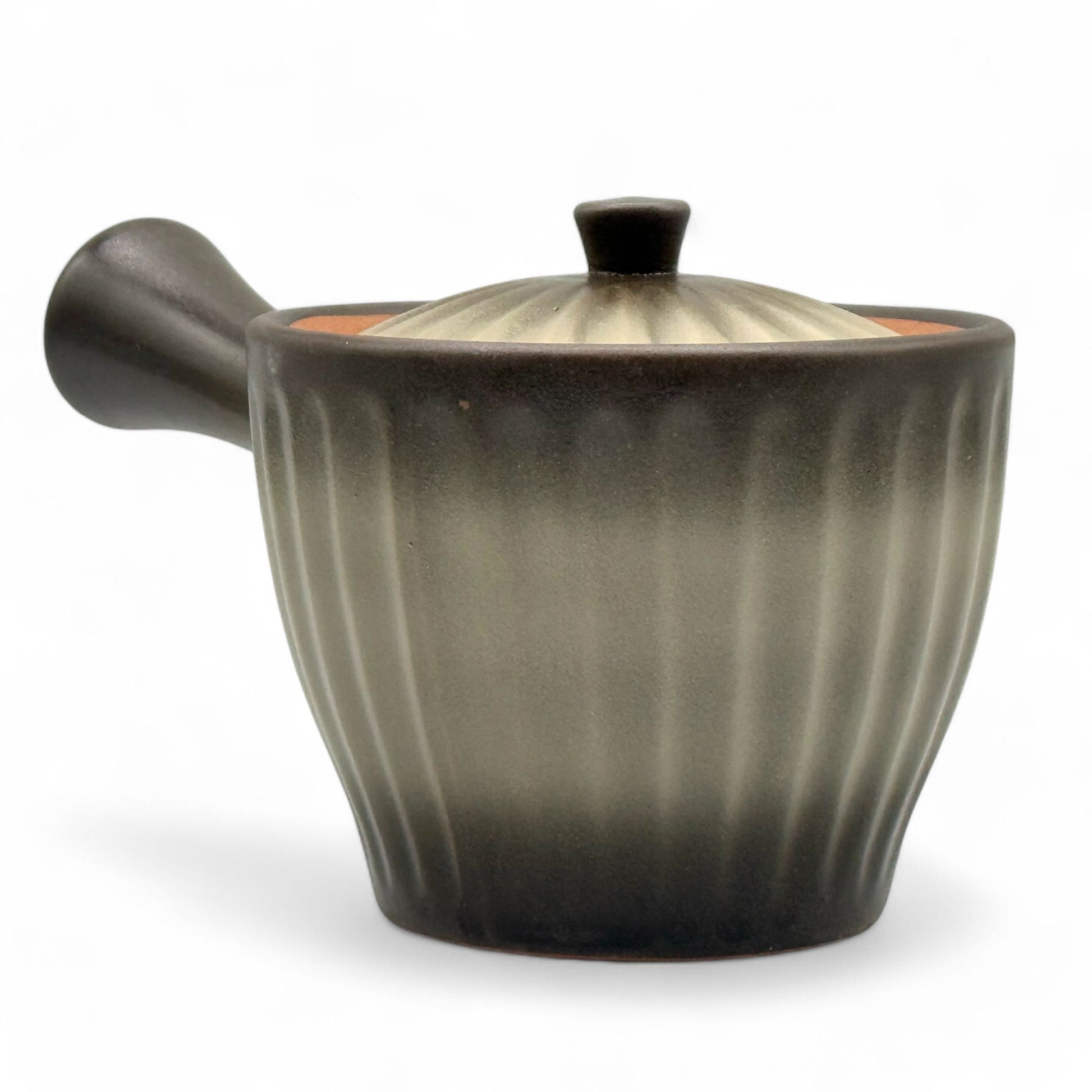 Inoue Tea Kinsai Ibushi Brown Tokoname-yaki Kyusu - Japanese Teapot