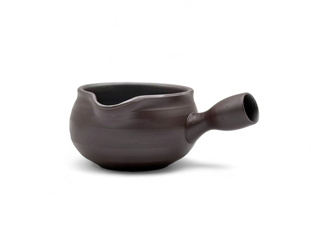 Inoue Tea Muji Samashi Banko-yaki Black Yuzamashi - Japanese Water Cooler, showcasing a traditional ceramic water cooler.