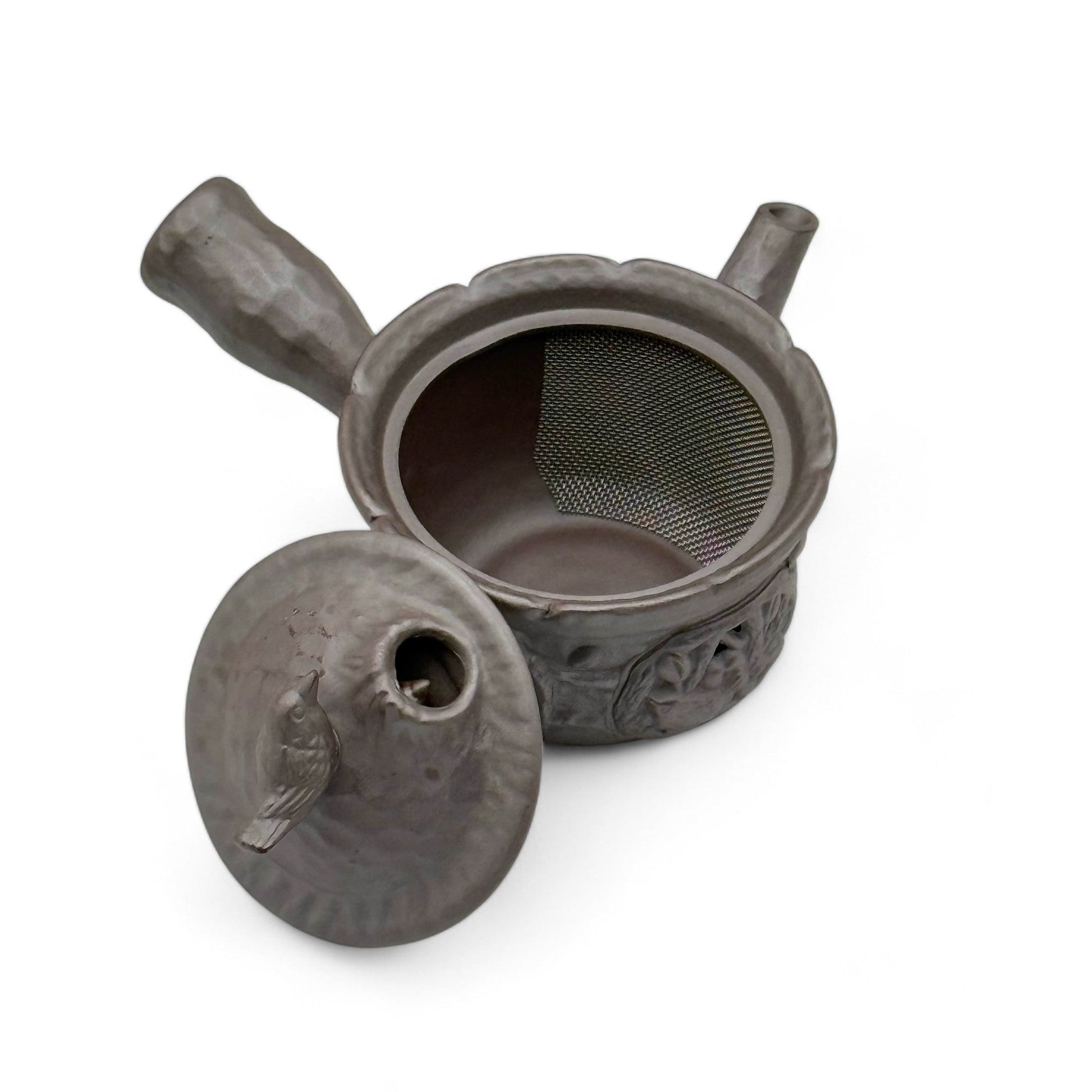 Inoue Tea Tori Tobidashi Ko Banko-yaki Kyusu - Japanese Teapot