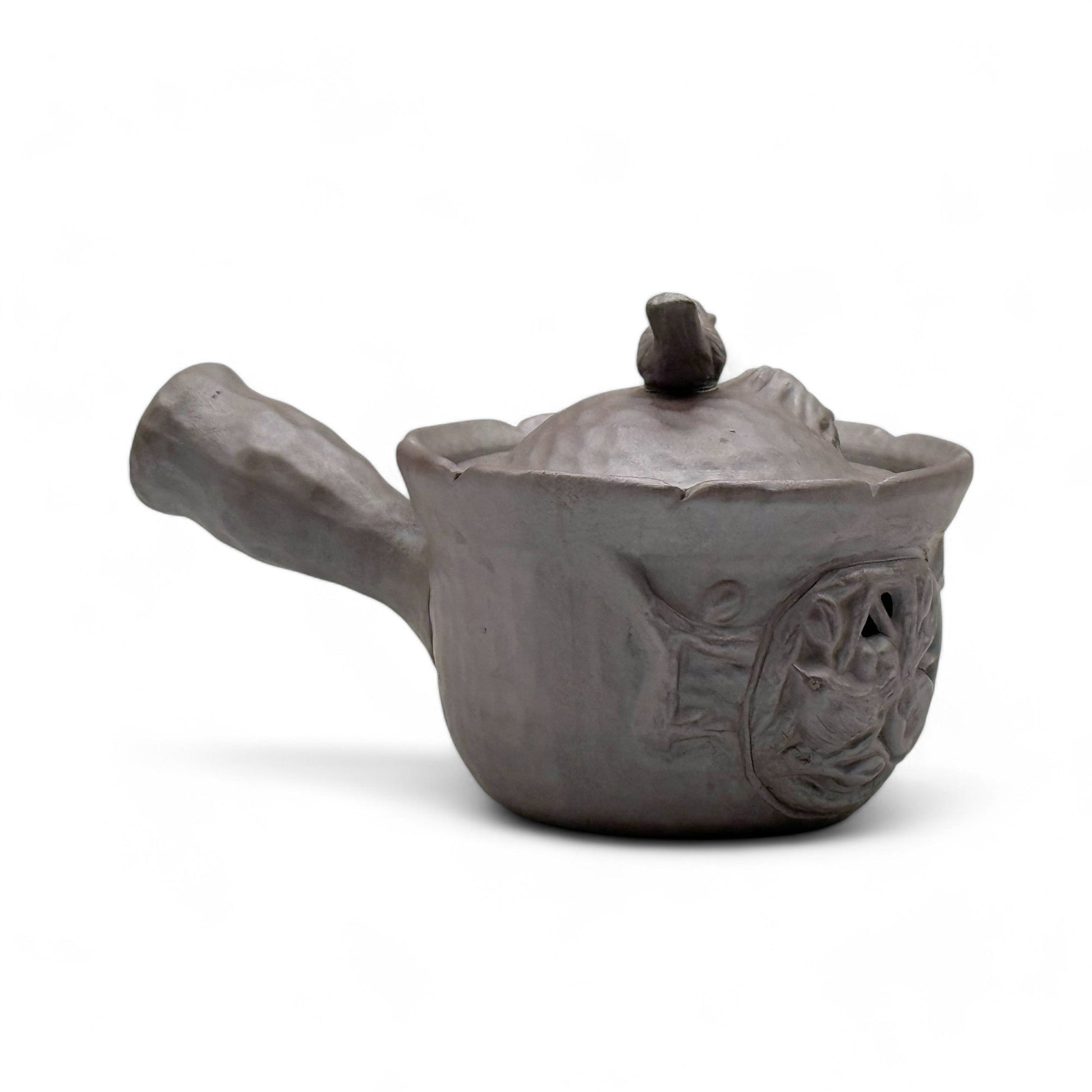 Inoue Tea Tori Tobidashi Ko Banko-yaki Kyusu - Japanese Teapot