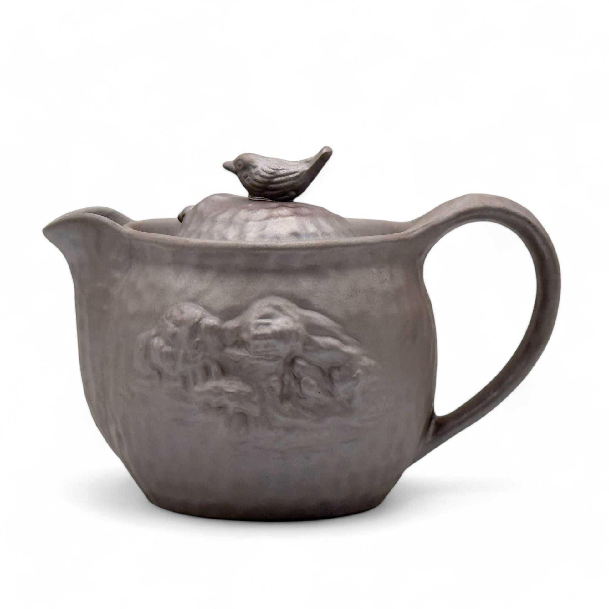 Inoue Tea Tori Tobidashi Banko-yaki Kyusu - Japanese Teapot