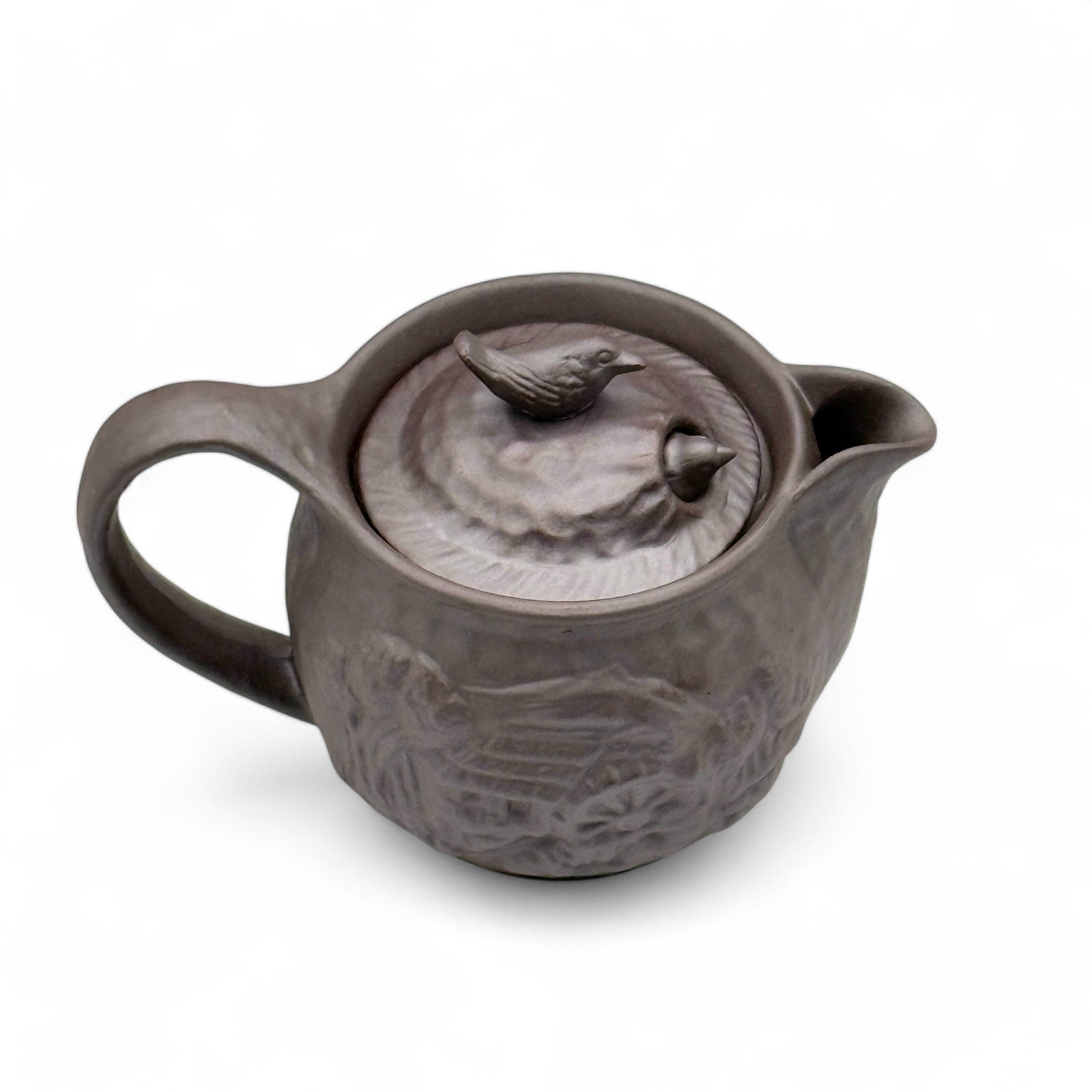 Inoue Tea Tori Tobidashi Banko-yaki Kyusu - Japanese Teapot