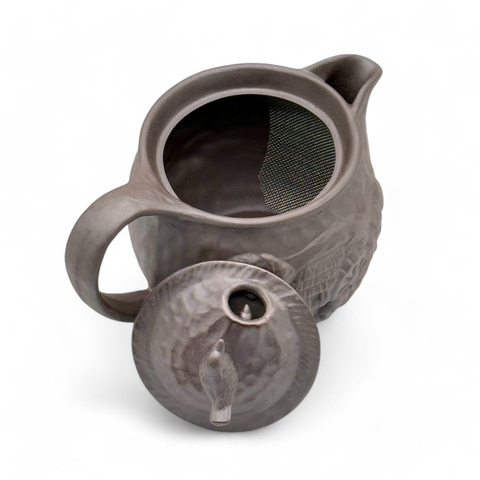 Inoue Tea Tori Tobidashi Banko-yaki Kyusu - Japanese Teapot