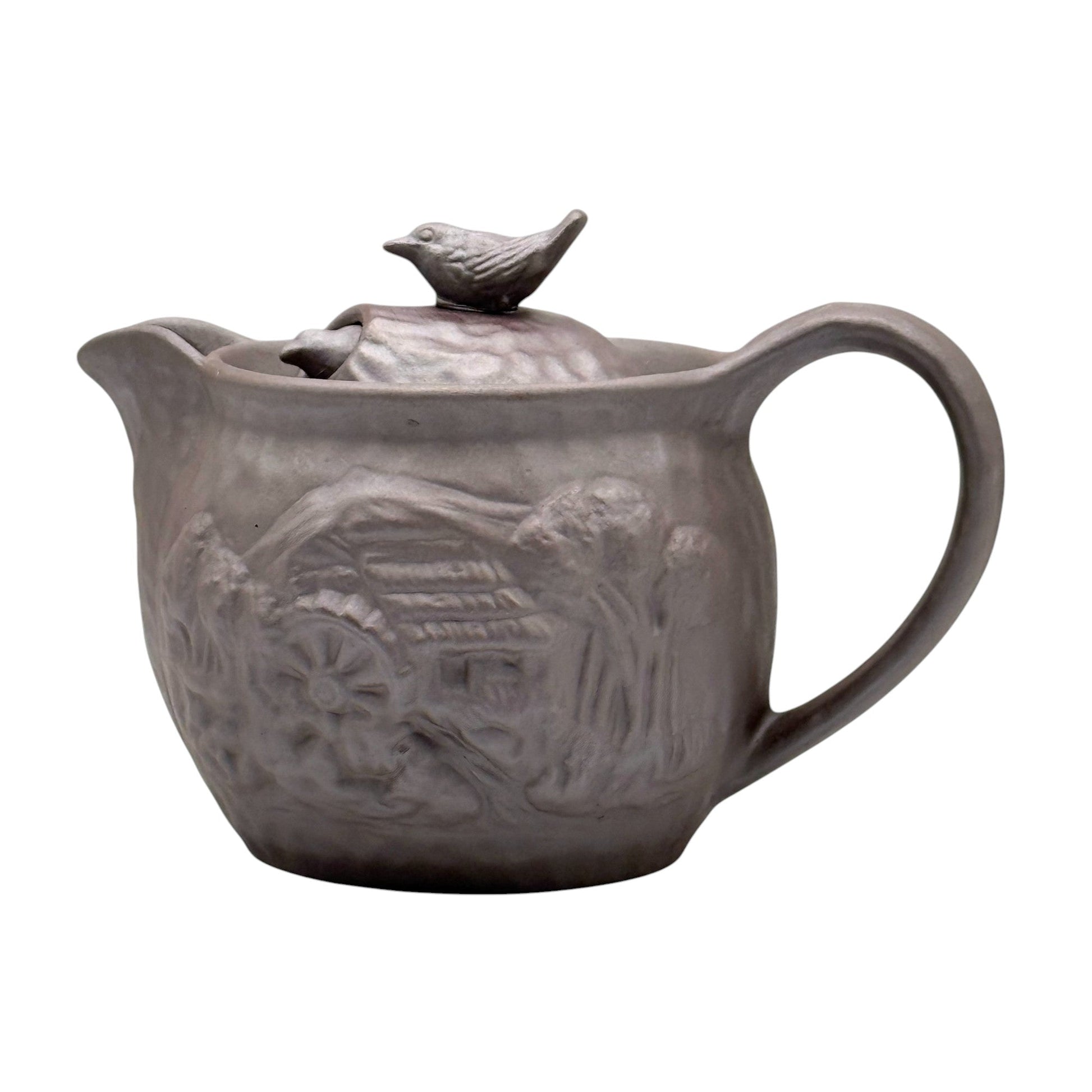 Inoue Tea Tori Tobidashi Banko-yaki Kyusu - Japanese Teapot