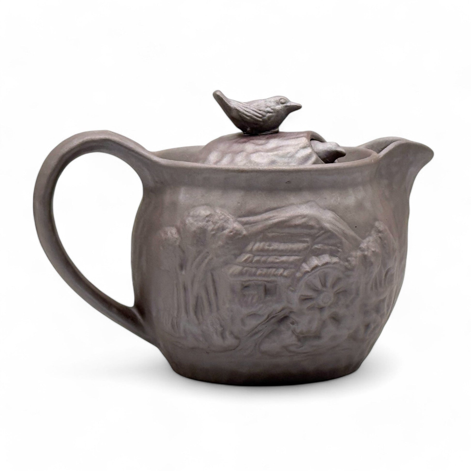 Inoue Tea Tori Tobidashi Banko-yaki Kyusu - Japanese Teapot