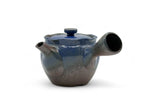 Inoue Tea Maruyoshi Toki Blue Banko-yaki Kyusu - Japanese Teapot, featuring a traditional design and ceramic craftsmanship.