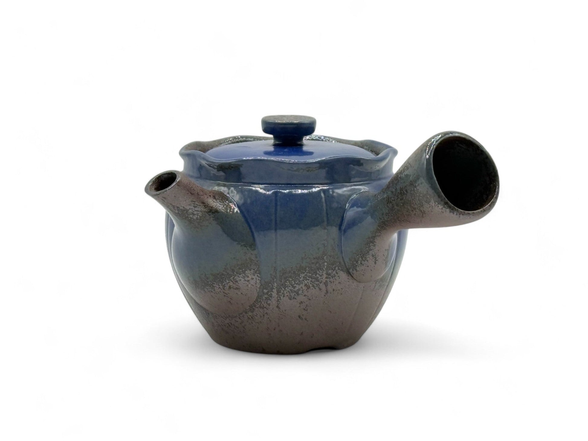 Inoue Tea Maruyoshi Toki Blue Banko-yaki Kyusu - Japanese Teapot