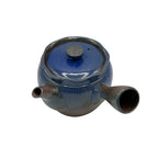 Inoue Tea Maruyoshi Toki Blue Banko-yaki Kyusu - Japanese Teapot displayed against a neutral background.