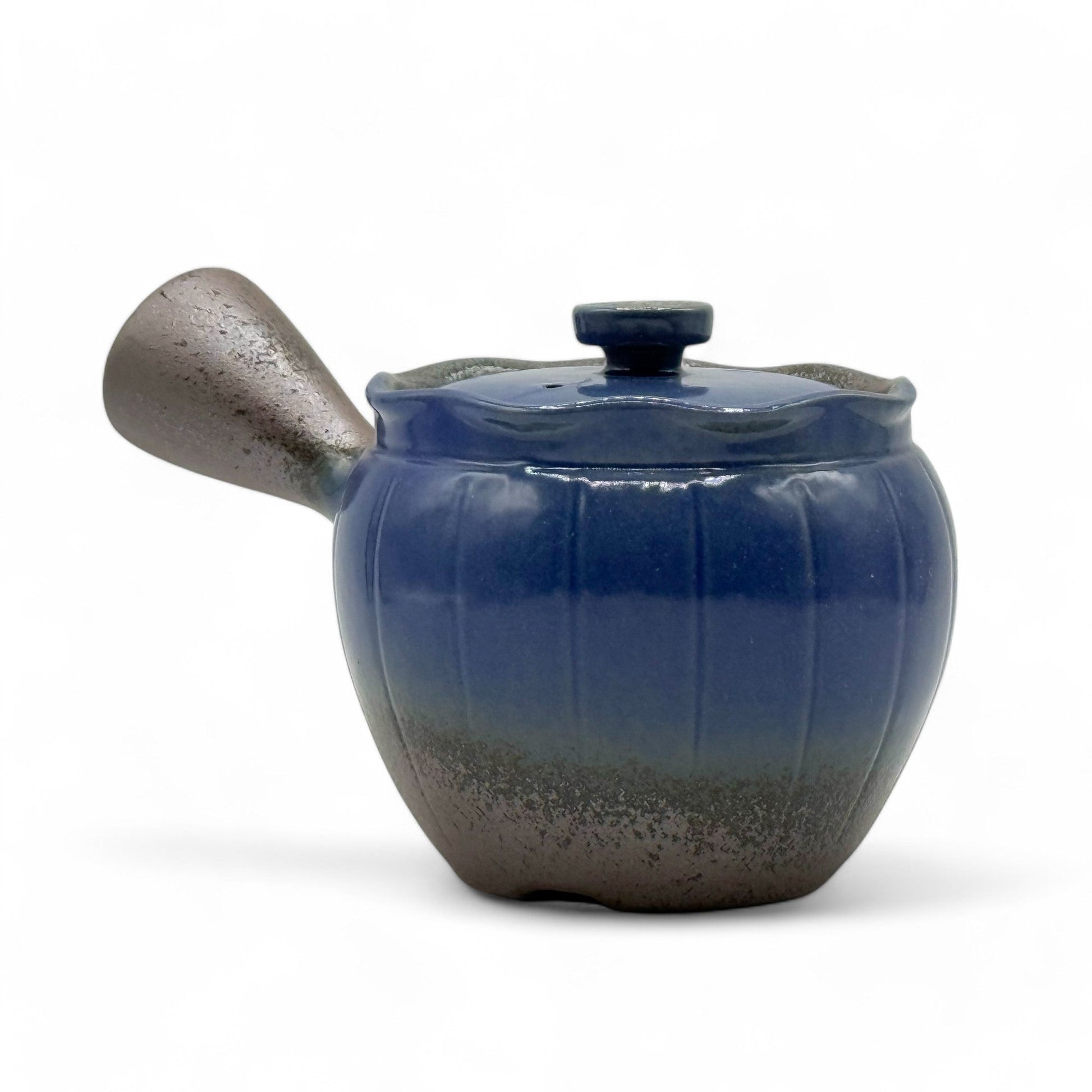 Inoue Tea Maruyoshi Toki Blue Banko-yaki Kyusu - Japanese Teapot